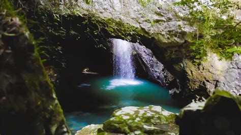 Magical Waterfall Cave Rainforest Walk Sony A6500 4k Youtube