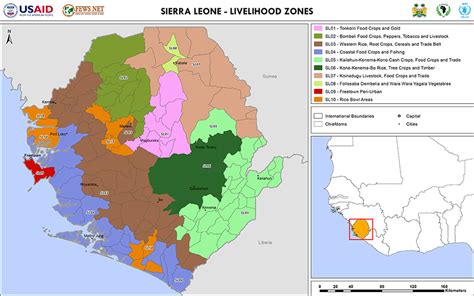 Sierra Leone Livelihood Zones Fews Net