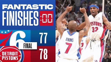 Final 116 Wild Ending Pistons Vs 76ers Eastern Conference Semifinals 2003 🚨👀 Youtube