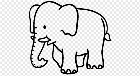 32 Sketsa Gambar Gajah Untuk Anak Tk Gambar Lucu Unik