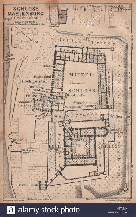 Malbork Castle Plan Stock Photos And Malbork Castle Plan