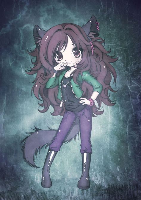 Anime Wolf Girl Anime Wolf Girl By Nickythepeanut Anime Animal Girl