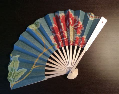 Art Hand Fan With Case Handmade Mothers T By Handfansbylora