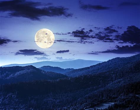 Earth Night Landscape Moon Sky Hd Wallpaper Peakpx