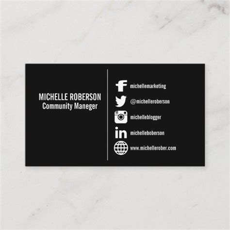Social Media Icons For Business Cards Social Is Very Important For