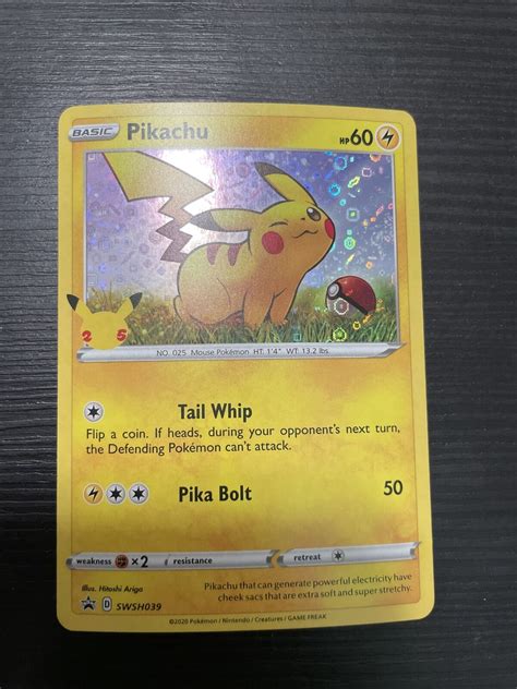 Mavin 2020 Pokemon Pikachu General Mills Holo Tail Whip Card