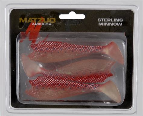 Sterling Minnow 5 14 Oz Three Extra Tails Red Snapper Matzuo