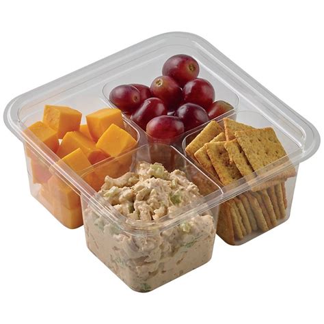 H E B Meal Simple Rotisserie Chicken Salad Snack Tray Shop Snack