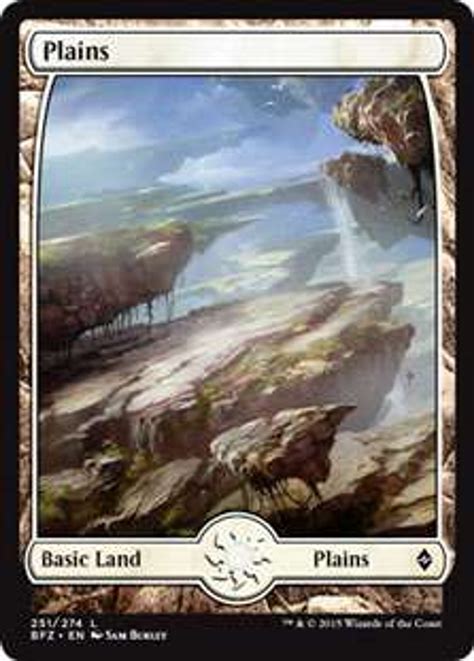 Magic The Gathering Battle For Zendikar Single Card Land Plains 251