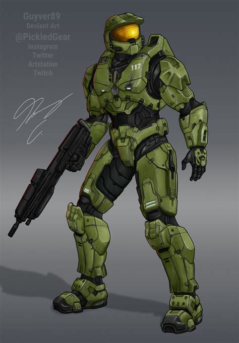 Halo Infinite Master Chief Mjolnir Gen3 By Guyver89 Fur Affinity