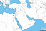 Mapa Mudo Oriente Medio