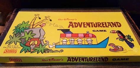 Vintage Board Game Walt Disney Adventureland Game Complete