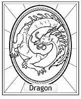 Chinese Coloring Dragon Signs Zodiac Crayola Astrological Colouring Horse Children Funny sketch template