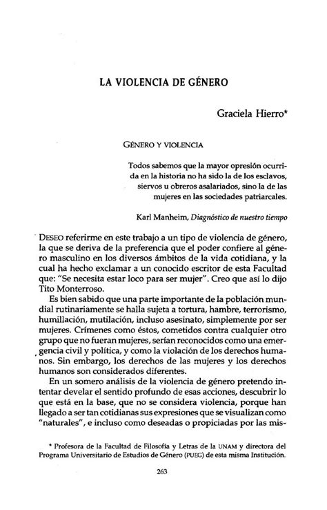 Texto Expositivo Sobre La Violencia De Genero El Sobre Importante Images