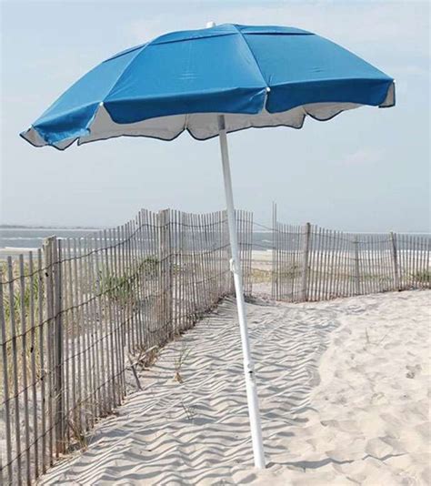 Frankford And Sons 6ft Diameter Beach Umbrella Pacific Blue