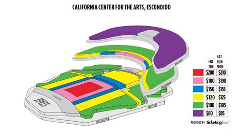 Escondido California Center For The Arts Escondido Seating Chart