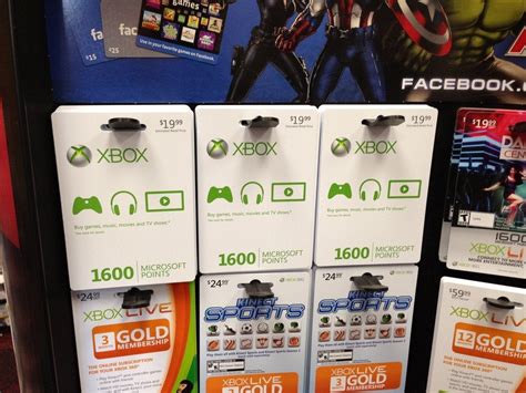 Microsofts New Xbox Live Points Card Design Xbox360
