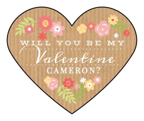 Will You Be My Valentine Valentines Day Heart Labels Templates