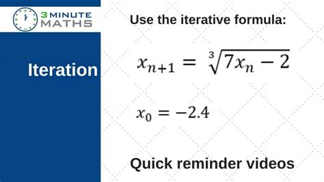 How To Work With Iteration Type Questions Gcse Maths