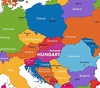 Austria on world map - Austria map in world map (Western Europe - Europe)