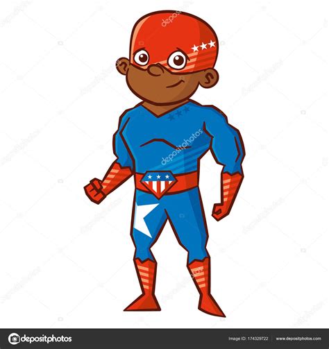 Superhero Boy Cartoon Character — Stock Vector © Ichbinsam 174329722