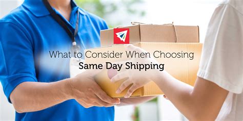 Same Day Shipping What To Consider When Choosing This Mode Of