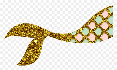 Banner Royalty Free Stock Mermaid Gold Glitter Free Mermaid Tail