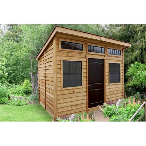 12 Ft W X 8 Ft D Solid Wood Lean To Storage Shed Tiny Homes That Can