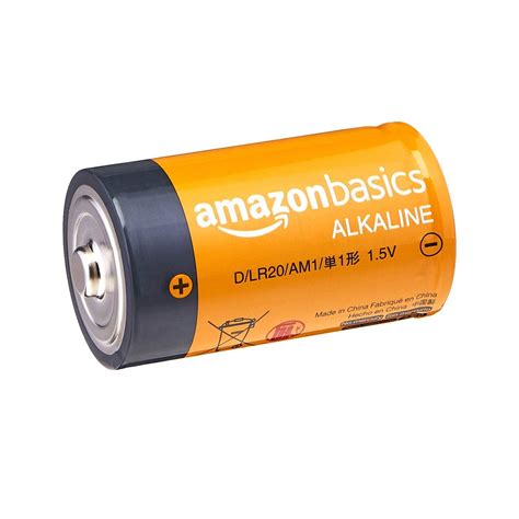 Amazon Basics D Cell Everyday Alkaline Batteries Pack Of 4
