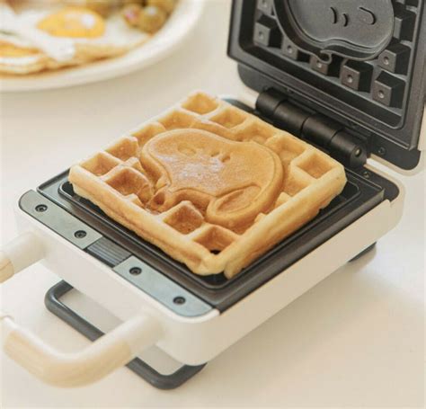 Peanuts Snoopy Waffle Maker Sandwich Maker 222x138x92mm Ebay