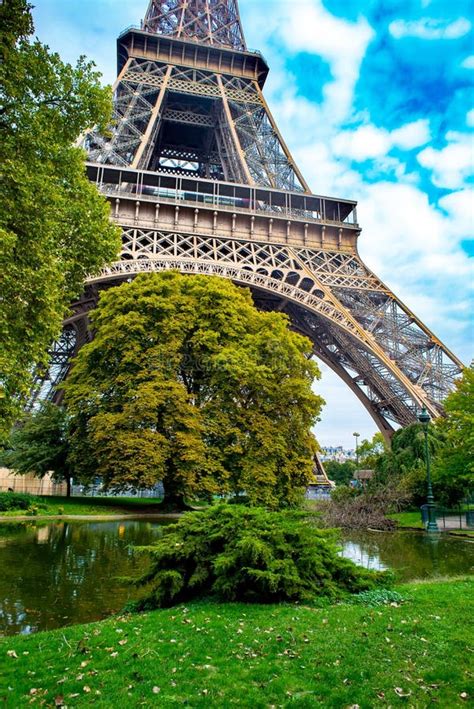 Autumnal Paris Eiffel Tower Stock Image Image Of Landscape Autumnal