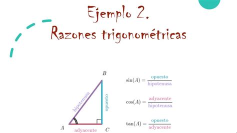 Razones Trigonométricas Ejemplo 2 Youtube