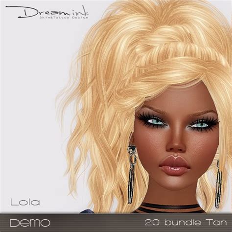 Second Life Marketplace Demo Tan Skin Lola Dream Ink Design