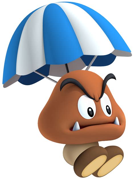 Image Parachute Goomba Smwupng Fantendo The Video Game Fanon Wiki
