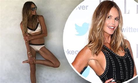 Elle Macpherson Posts Bikini Picture On Instagram Daily Mail Online
