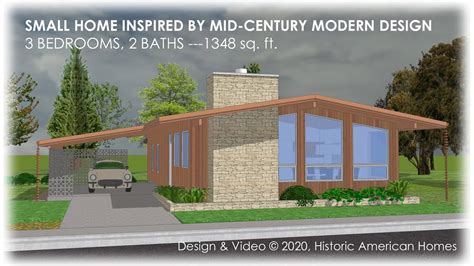 Small Mid Century Modern Home 3 Bedrooms 2 Baths Youtube