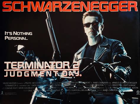 Original Terminator 2 Judgement Day Movie Poster James Cameron