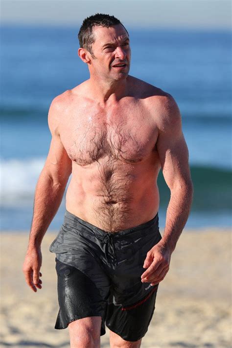 Hugh Jackman Takes A Break From Filming And Shows Off His Ripped Body