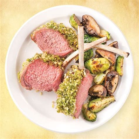 Am i on to something or de gustibus? Rack of Lamb with Pesto & Panko | Wegmans | Recipes, Meals, Tasty dishes