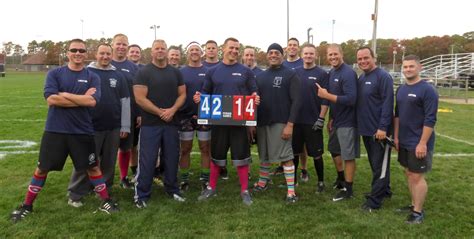 Department News – Lacey PD Football Fun Game vs Forked River Volunteer