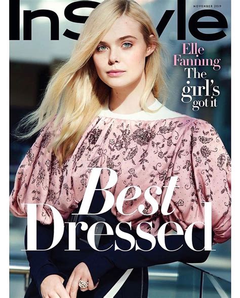 Elle Fanning Sexy For Instyle Photos The Fappening