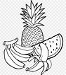 Coloring Book Drawing Fruit Black And White, PNG, 907x1017px, Coloring ...