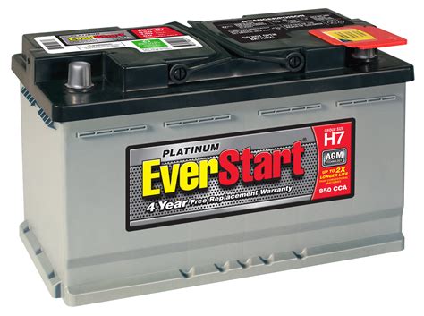 Everstart Platinum Agm Battery Group H7