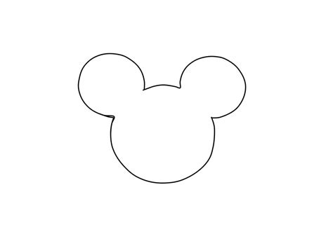 Mickey Mouse Head Printable
