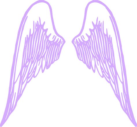 Purple Angel Wings Clip Art At Vector Clip Art Online