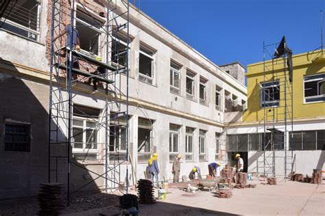 Avanza La Obra De La Escuela Provincial 9 De San Fernando Agencia Daf