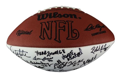 Lot Detail Dallas Cowboys Greats Signed Football 36 Signatures