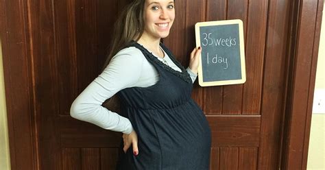 Jill Duggar Shares Baby Bump Picture 35 Weeks Into Pregnancy Us Weekly