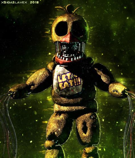 Withered Chica Poster C4dfnaf2 By Xxbetenoirexx Chica Fnaf