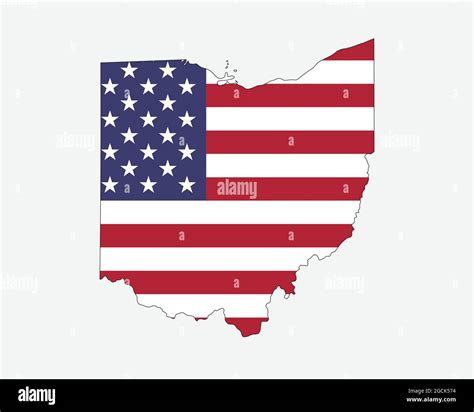 Ohio Map Stock Vector Images Alamy